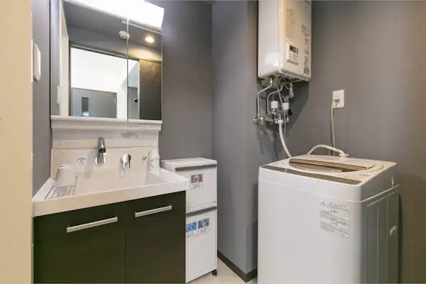 ห้องพักทุกห้องมีเครื่องซักผ้าอัตโนมัติครบครัน