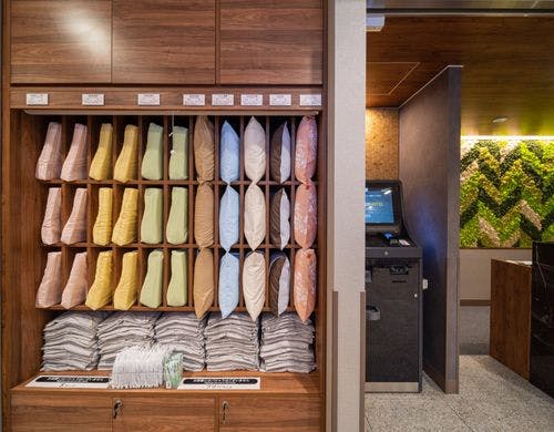 眠りを誘う8種類の選べる枕