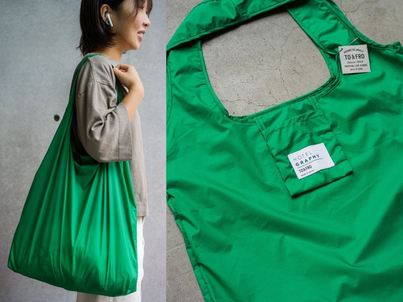 GRAPHY x TO&FRO กระเป๋าอีโคแบบดั้งเดิม