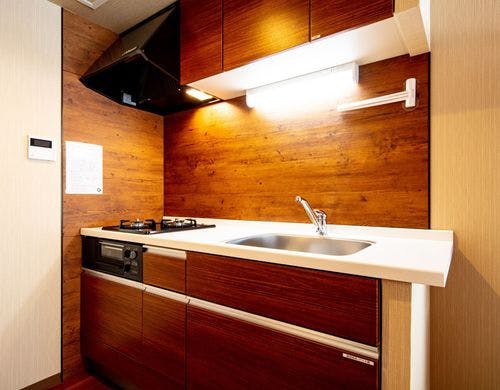 スタンダードトリプルルームのベッドルーム