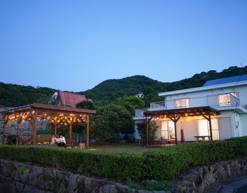 BBQと焚き火を楽しめる一棟貸し宿