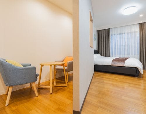 【101号室 44.8】ダブルルームリビング