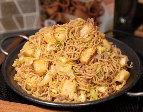 佐野ご当地メニューのいも焼きそば♪