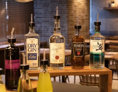 お好みのお酒をどうぞ♪