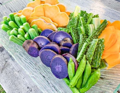 ■石垣牛と共に新鮮な島野菜も御堪能下さい