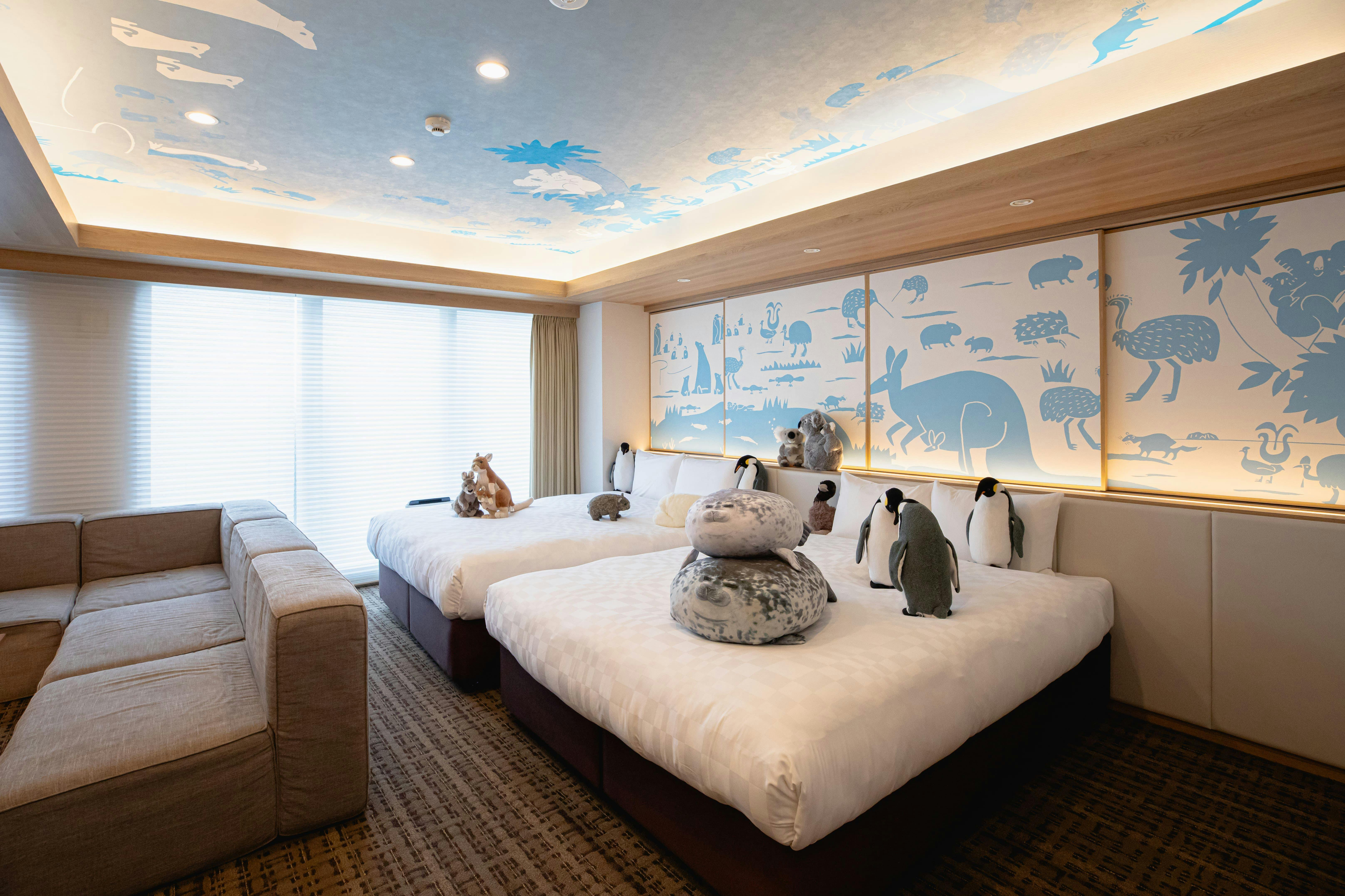 ห้องพักแบบดับเบิ้ลรูมสำหรับ 4 ท่าน ใกล้สวนสัตว์