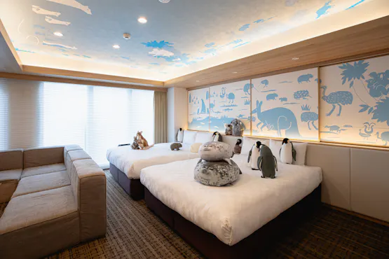 ห้องพักแบบดับเบิ้ลรูมสำหรับ 4 ท่าน ใกล้สวนสัตว์