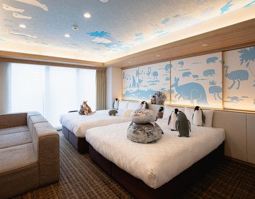 動物園カルチャーダブルルーム4名