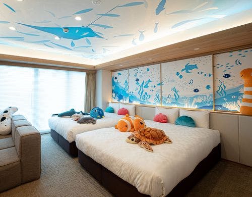 水族館カルチャーダブルルーム4名