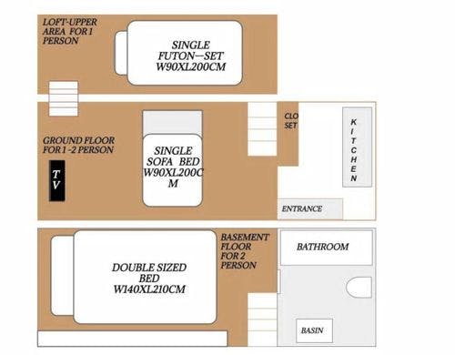 【間取り図】ジュニアファミリースイート