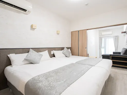 【ภาคผนวก】2 ห้องเตียงคู่/2 เตียงคู่