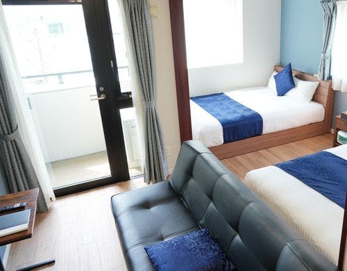 2ダブルルーム/2 Double Bed Room