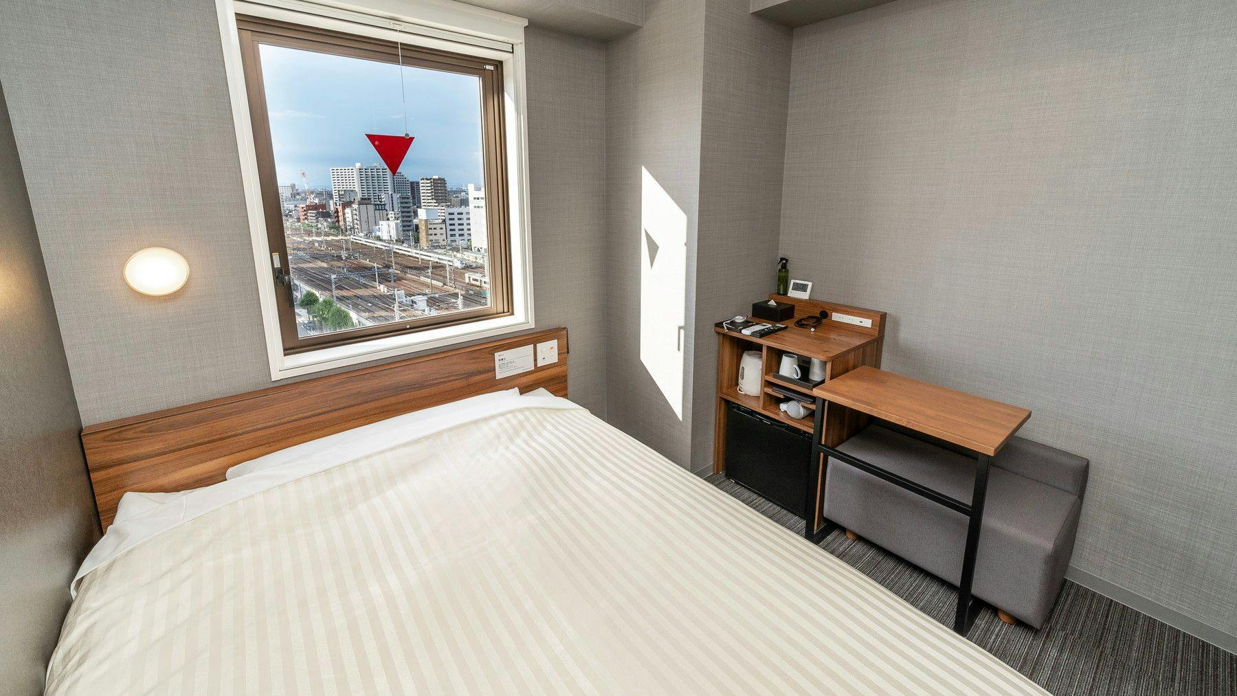 Room with a view of the Shinkansen