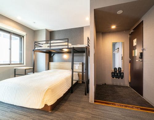 車いすも楽々入れるファミリールーム