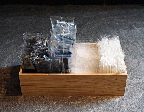 【レセプション提供アメニティ】