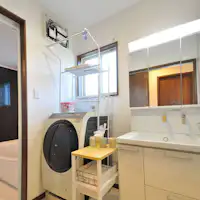 【สิ่งอำนวยความสะดวกภายใน Facility】อ่างล้างหน้า, เครื่องซักผ้าอัตโนมัติเต็มรูปแบบ