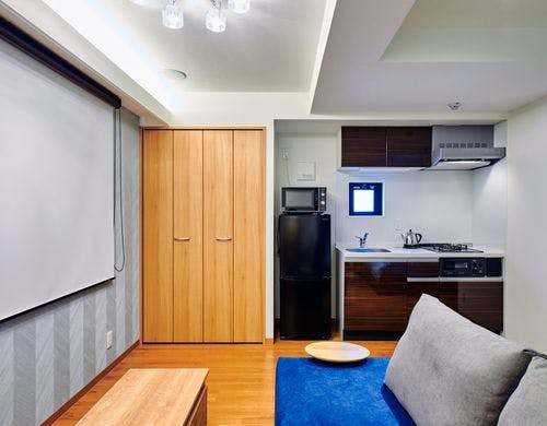 202号室のキッチンです。