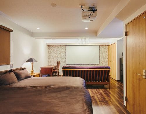 302号室のお部屋の全景です。