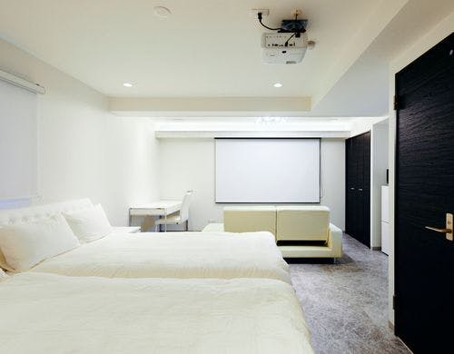 402号室のお部屋の全景です。