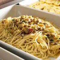 조식 뷔페의 예