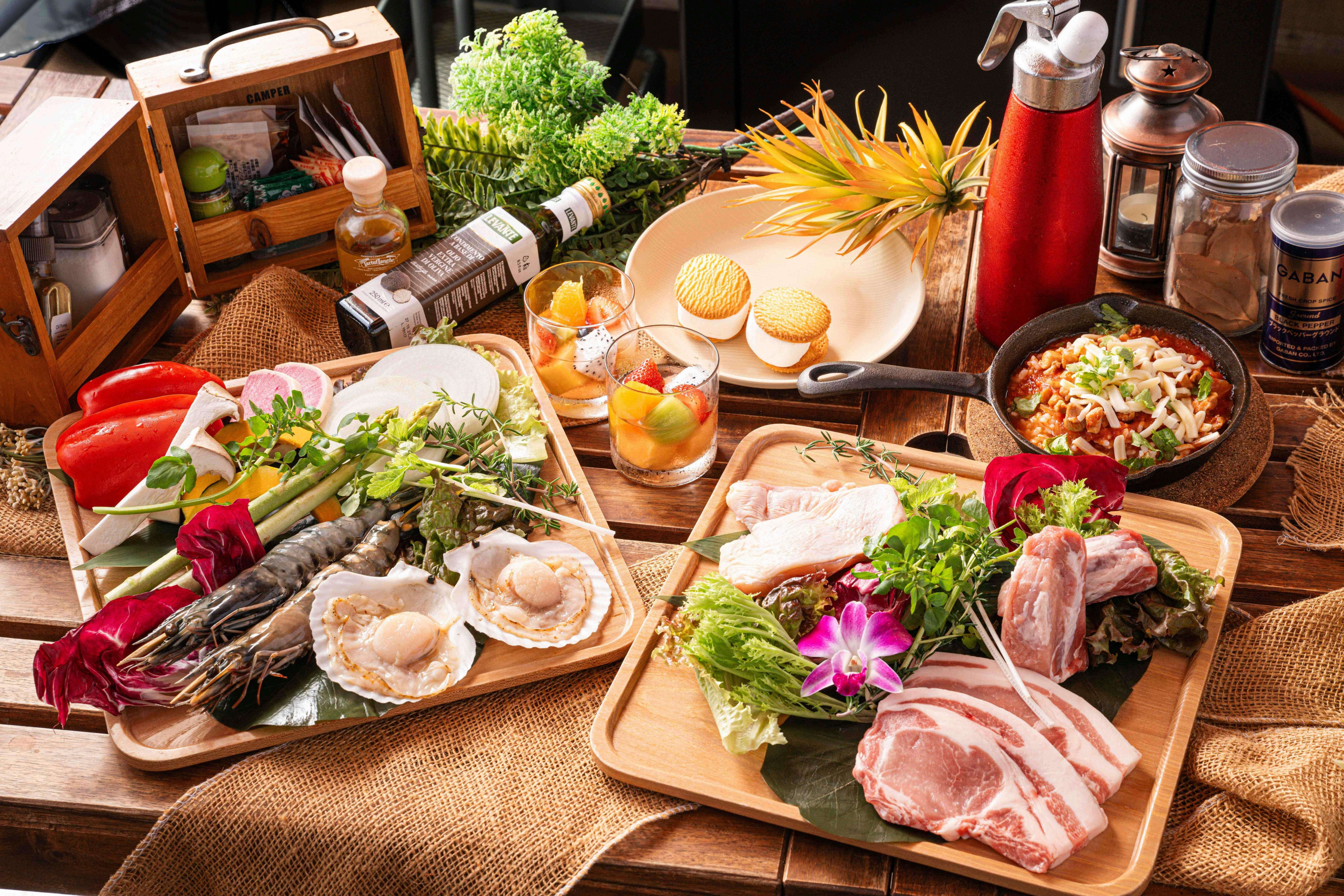 เมนูพิเศษสำหรับแผนจำกัด (อาหารเย็น BBQ)