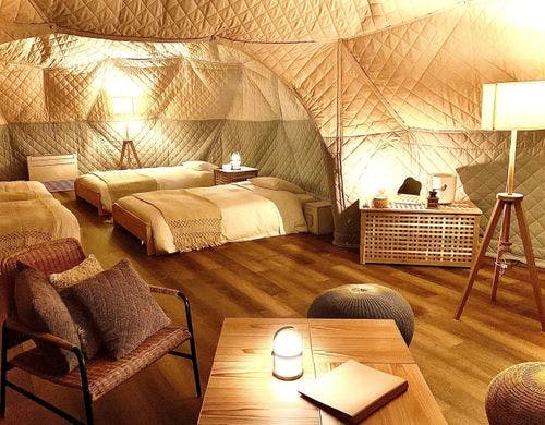 ツインドーム：室内