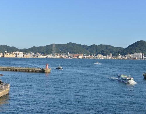 ホテルからの景色