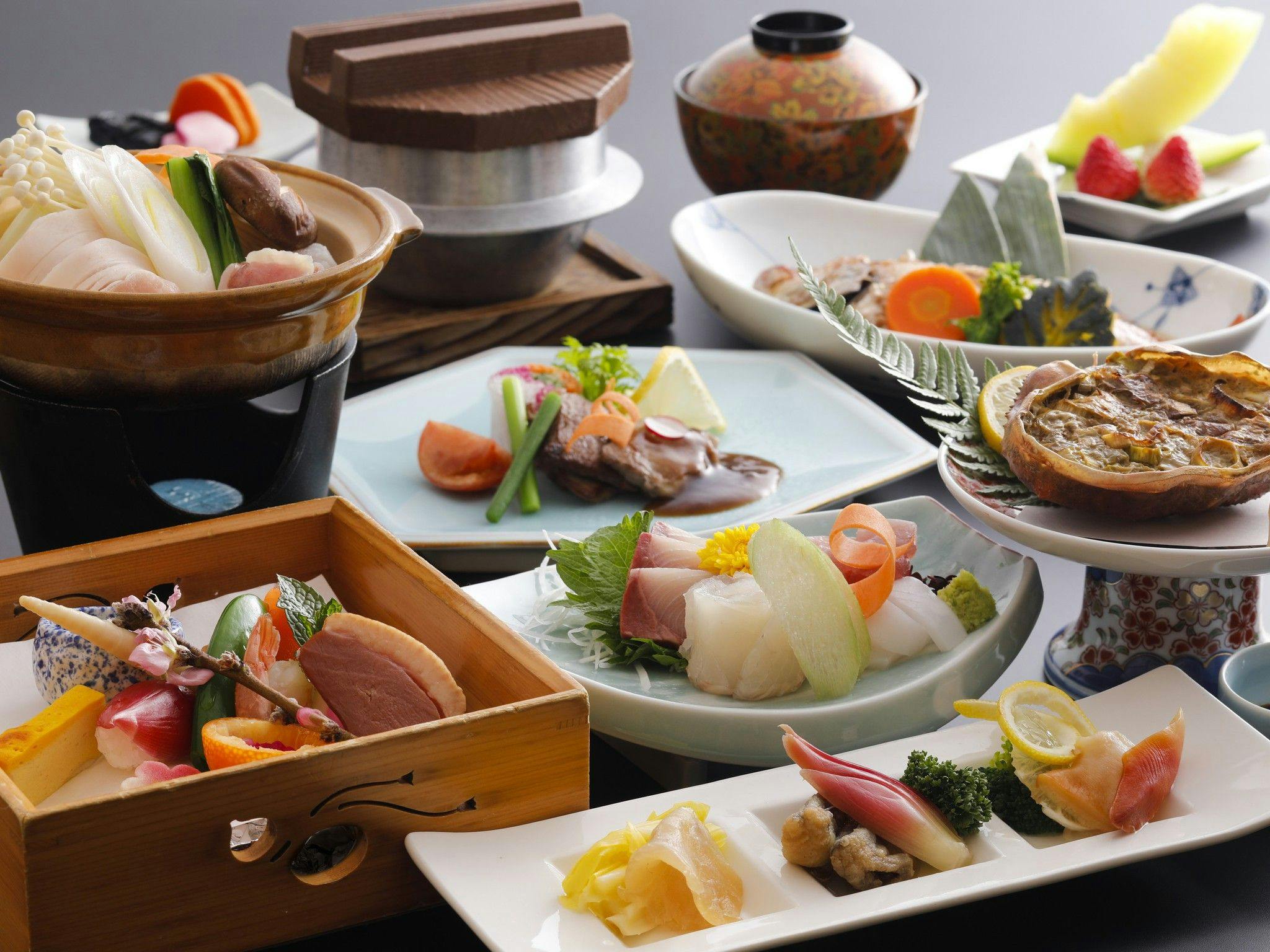 อาหารเช้าที่รวมของขึ้นชื่อของมัตสึเอะไว้ครบครัน