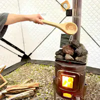 Karena ini sauna pribadi Anda, suhu dapat disesuaikan sesuka hati.