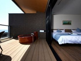 としまや別荘　海と空と・・・