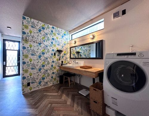 7帖の洗面スペース