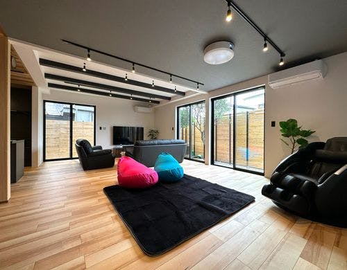 40畳のリビング