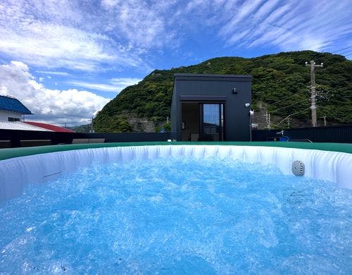 屋外ジャグジー