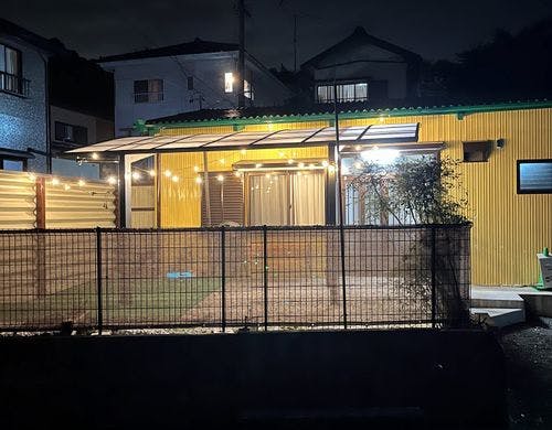 ドッグランに屋根がつきました