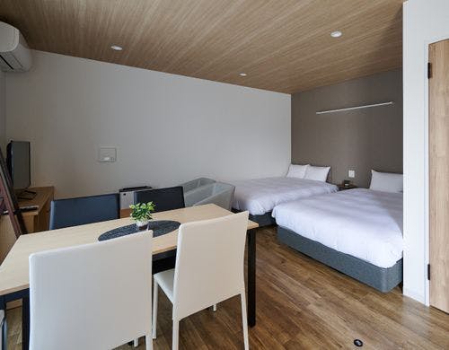 【禁煙】デラックスツインルーム_ベッド