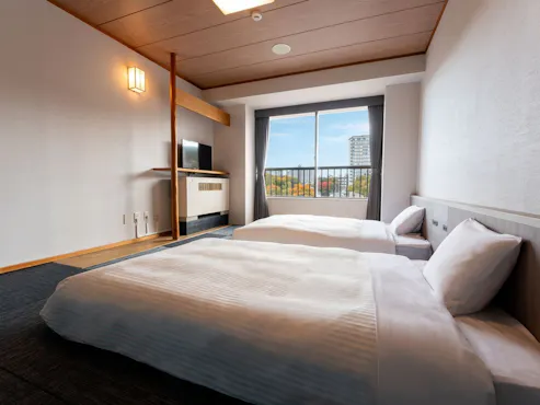 Kamar Deluxe Gaya Jepang Twin 10 tatami