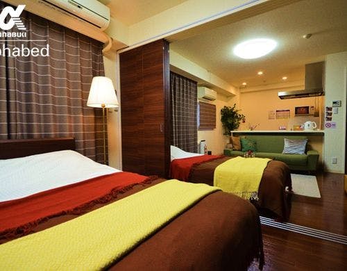 902・ベッドルームとリビング