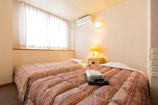 *ห้องพักเตียงคู่แบบประหยัด