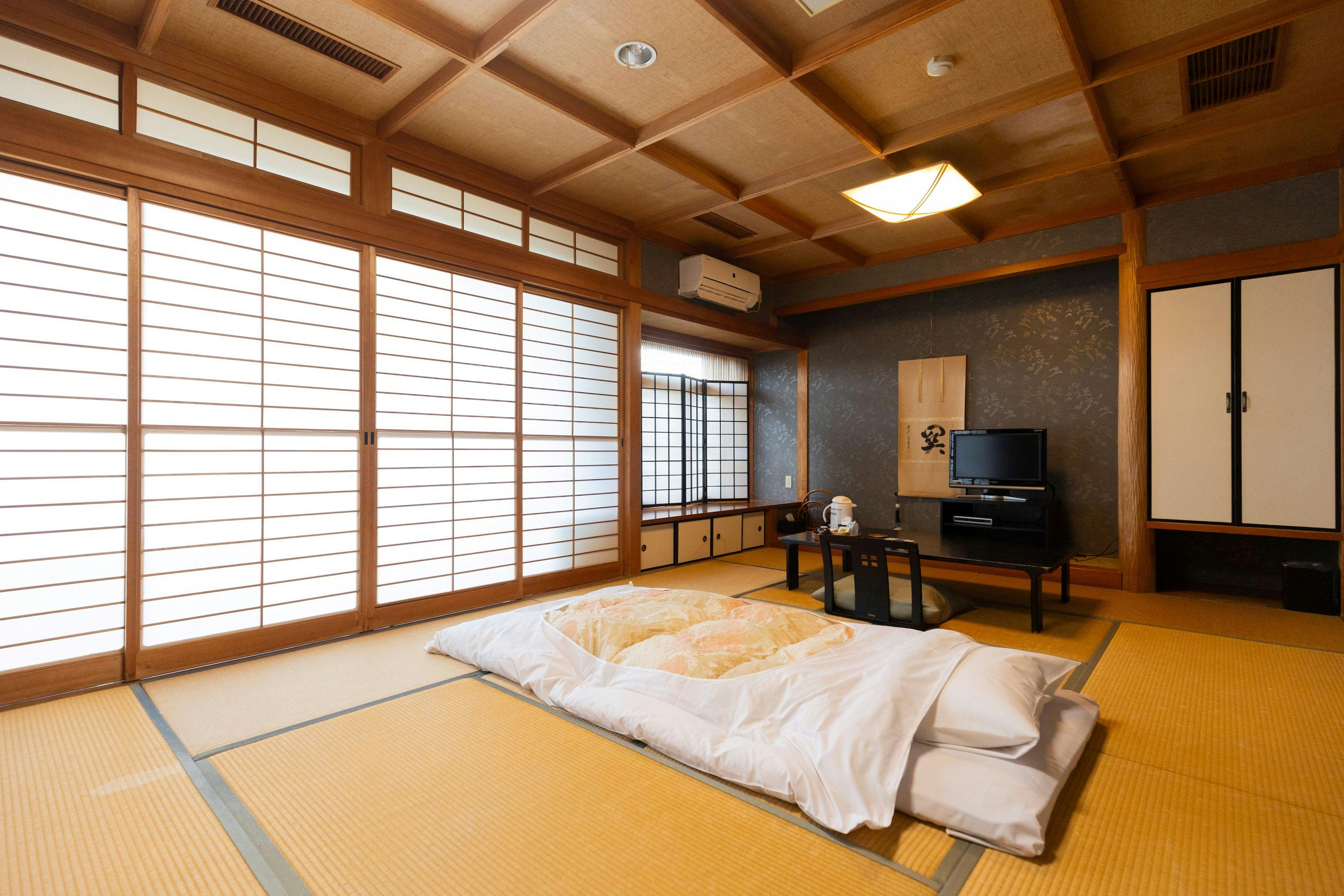 *【ห้องพักสไตล์ญี่ปุ่นพร้อมอ่างอาบน้ำในตัว】