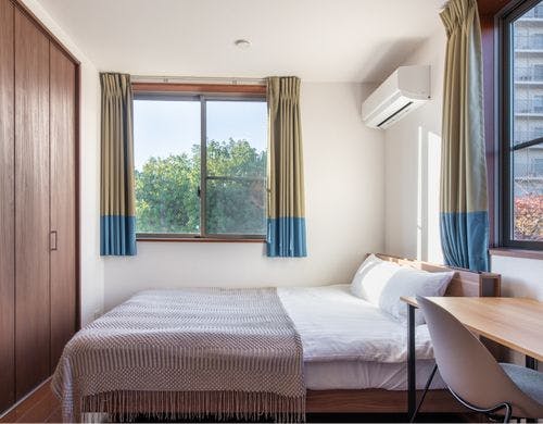 寝室4 ダブルベッド1台