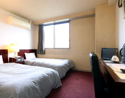 【ツイン】バス・トイレ付き◆Wi-Fi完備