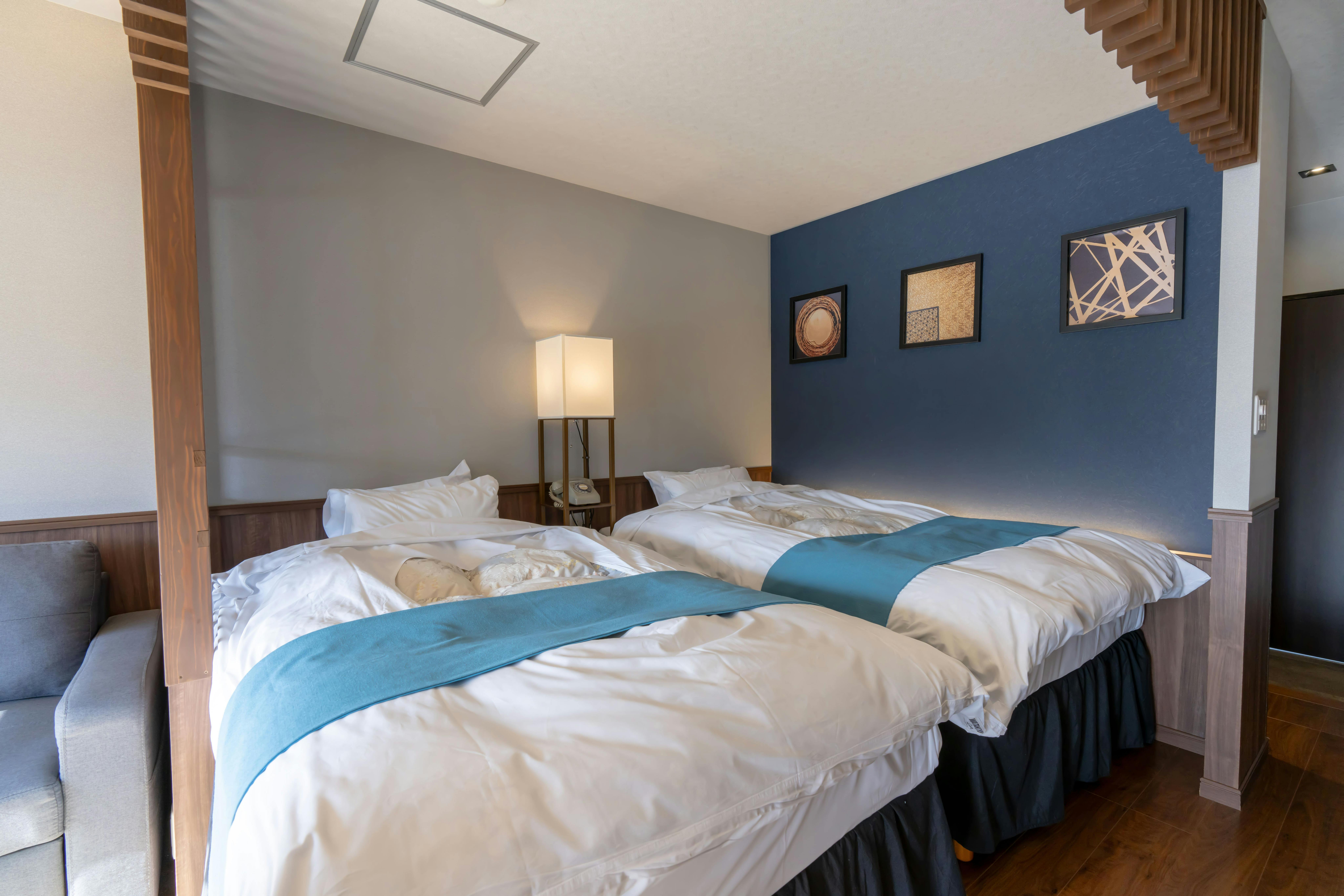 ห้องพักแบบญี่ปุ่นและตะวันตกที่อัปเกรด