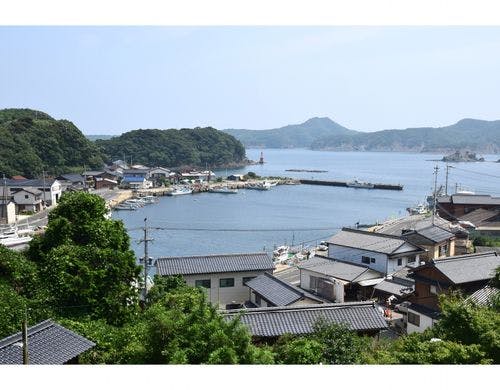 民宿周辺の全景