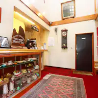 Felt desserts made by the young hostess