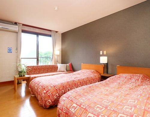 湖側ツイン客室一例◆河口湖のすぐそば！