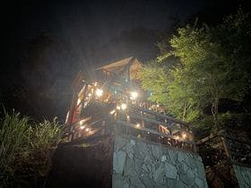 モリソンヴィラ　石垣のログハウス