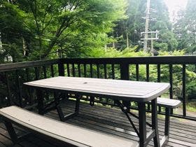 モリソンヴィラ　石垣のログハウス