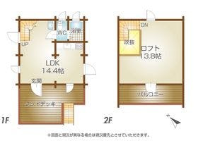モリソンヴィラ　石垣のログハウス