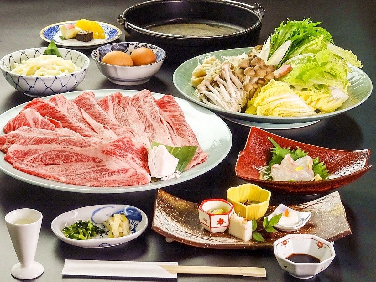 *Awaji Beef Sukiyaki Kaiseki