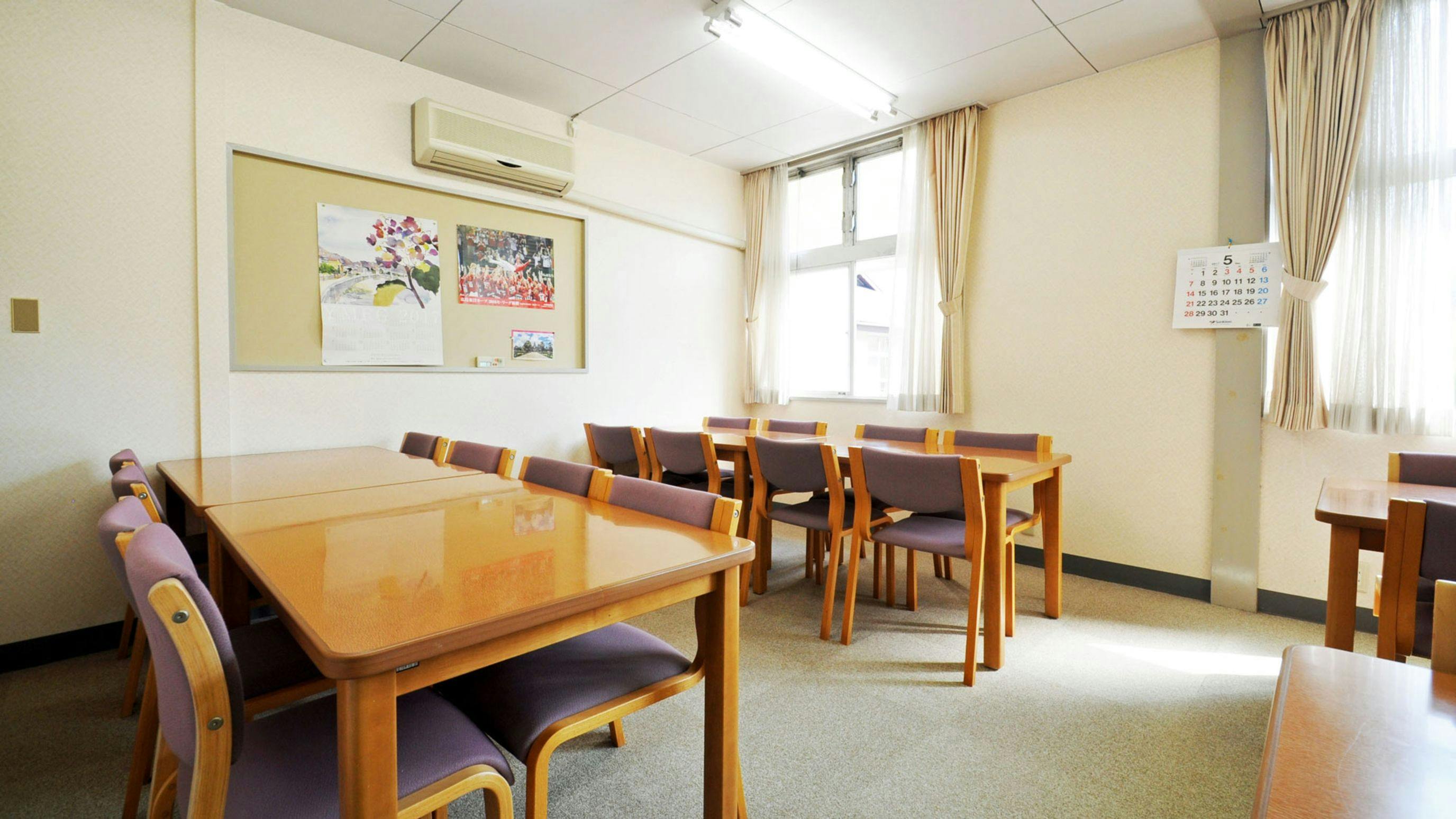 【조식 식당】조식 장소는 후쿠주소 내에 있습니다.